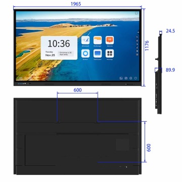 86寸会议触摸一体机 ｜无线投屏｜反向控制｜40点触摸｜