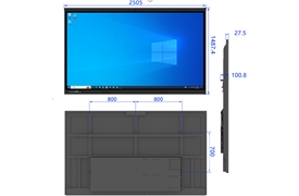 100寸会议触摸一体机|无线投屏｜反向控制｜ 40点触摸｜
